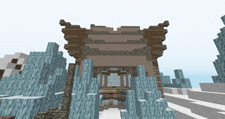 {COMMISSION} Frozen Mine Minecraft Map