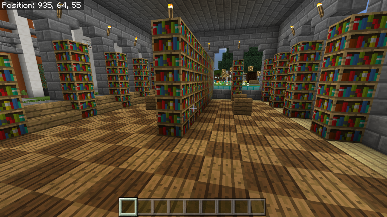 Library Minecraft Map