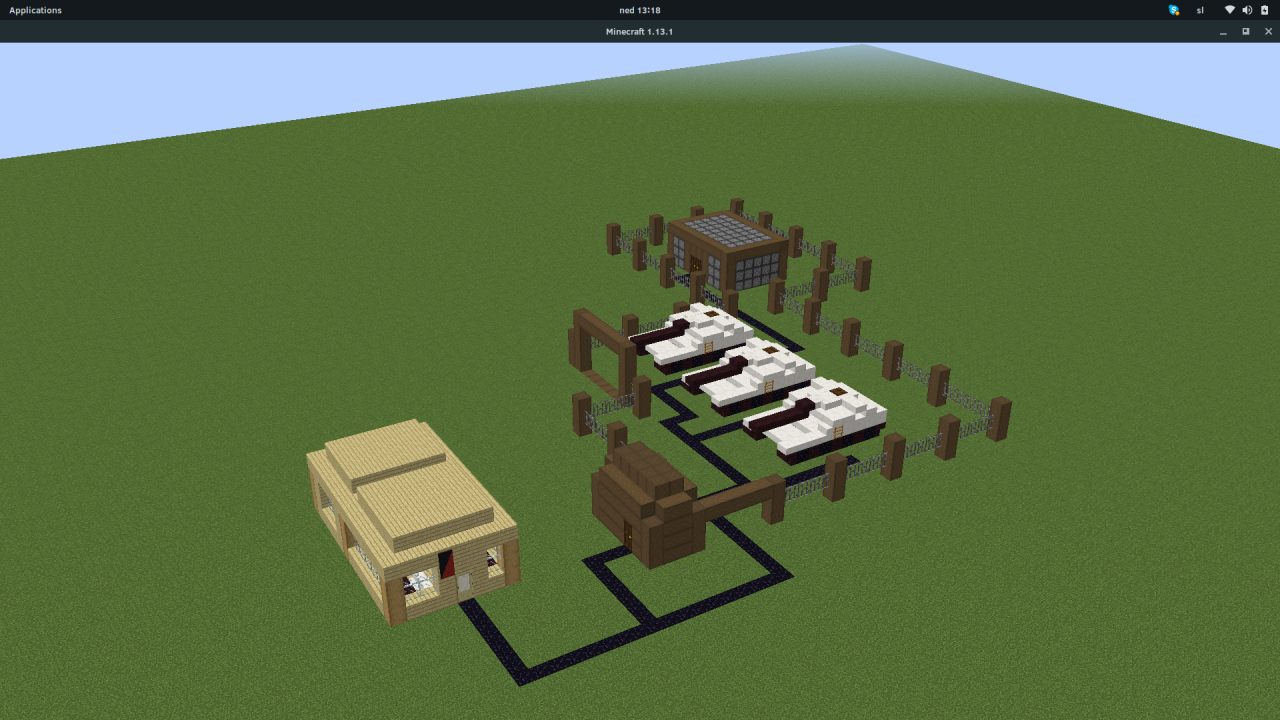 "Military Base Nestor Makhno" Minecraft Map