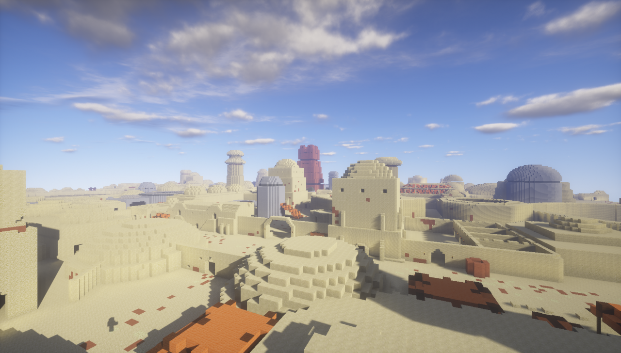Parzi's Star Wars Galaxies Mos Eisley Minecraft Map