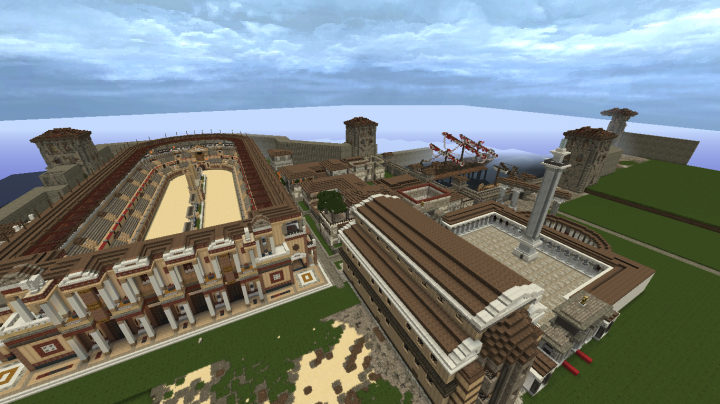 Acerrae Vatriae Constantinople styled capital (ALTHALOS) Minecraft Map