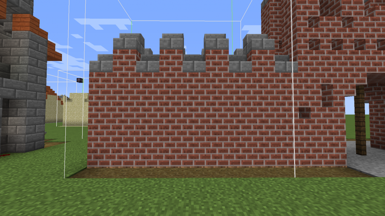 Brick wall Minecraft Map