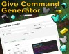 Give Command Generator 1.15 - 1.12 Minecraft Mod