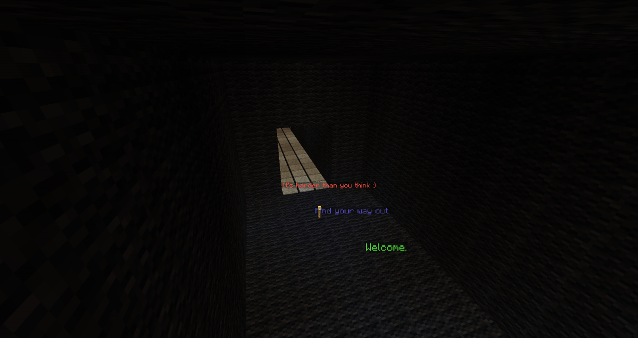 Find The Exit Minecraft Map