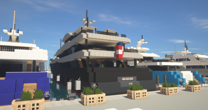 Docked in marina