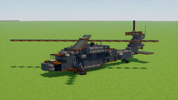 UH-60 Black Hawk Helicopter + Medevac Minecraft Map & Project