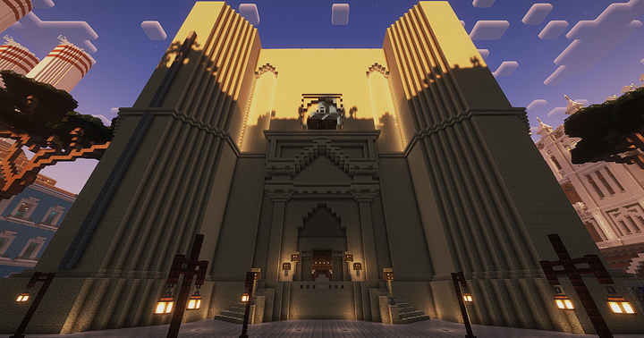 front view totally intact afters its completicion years ago