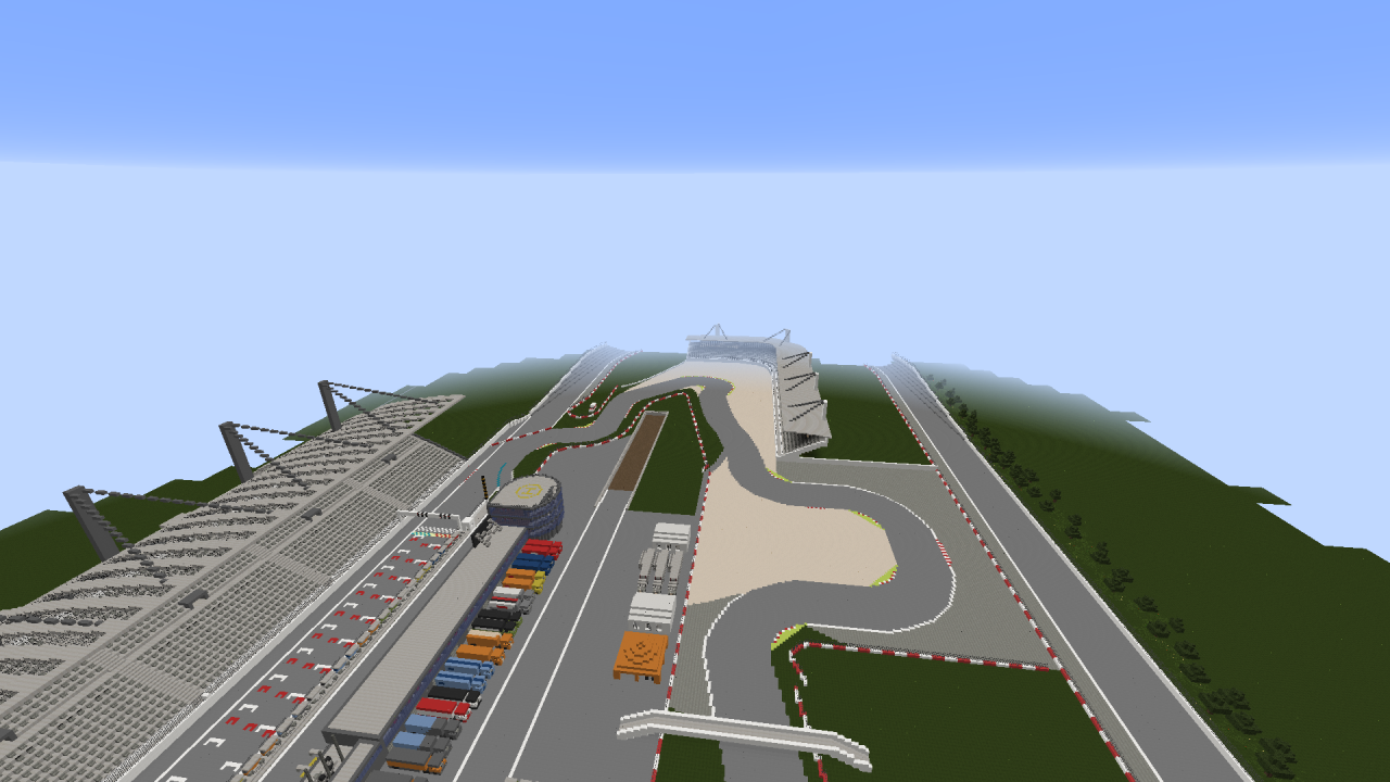 Race Track City of eXO Minecraft Map