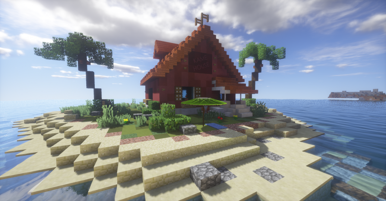 '' Kame House '' カメハウス Dragon Ball Minecraft Map