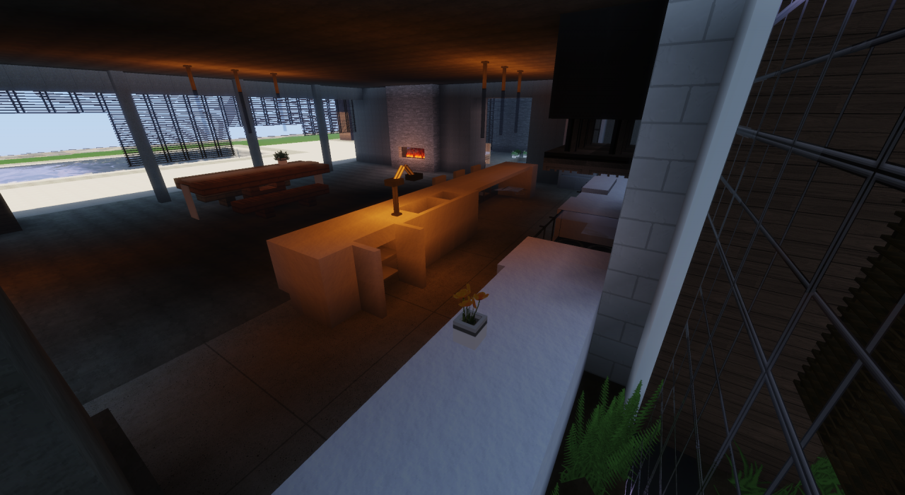MidCentury Modern House Minecraft Map