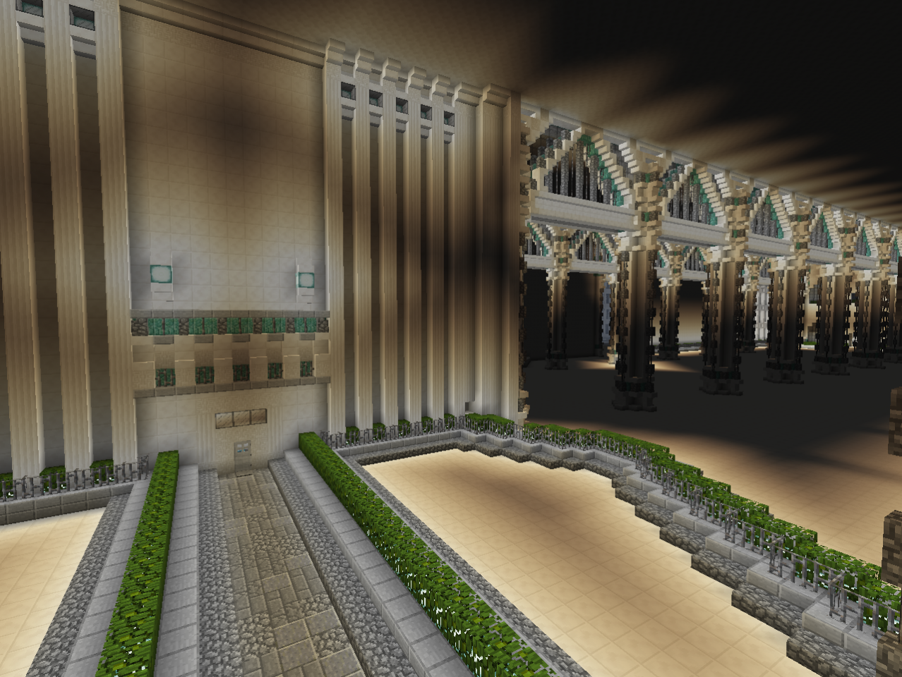 Spawn Builds Minecraft Map
