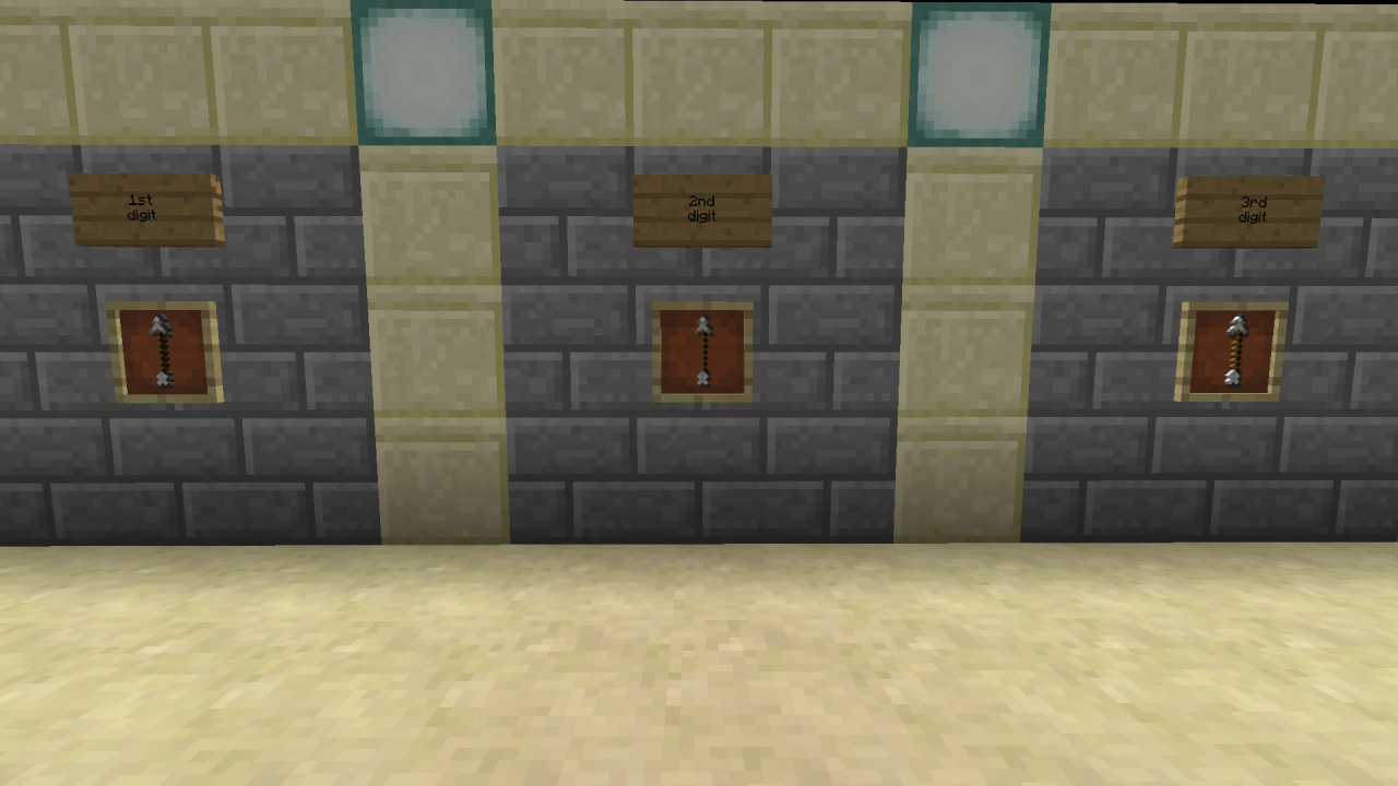 HOW TO build a combination lock that uses itemframes (improved