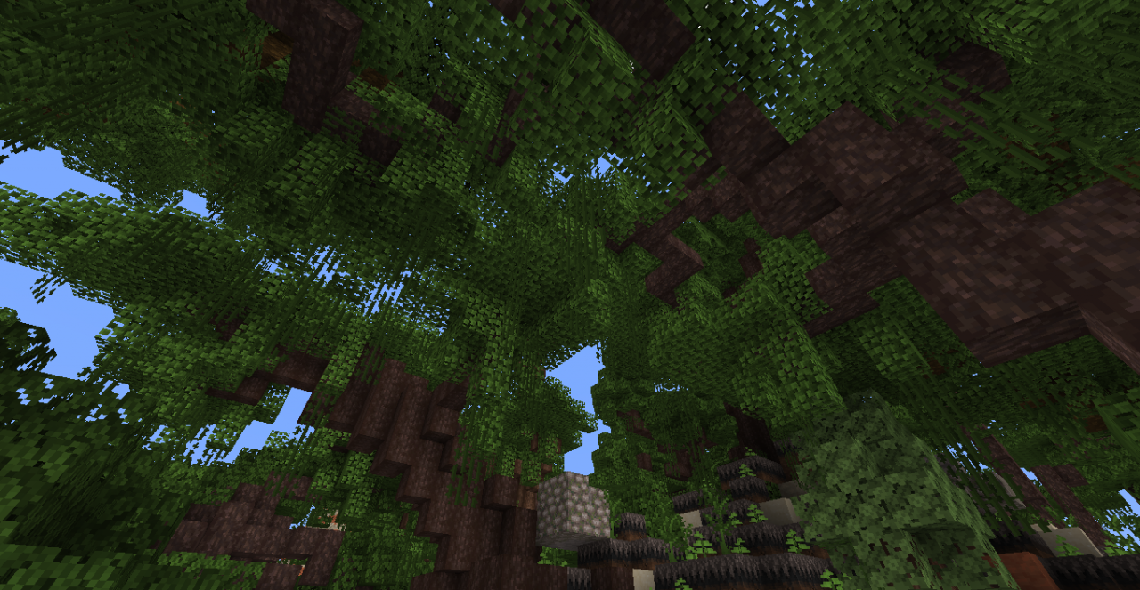 High Jungle Canopy, Tree Set Minecraft Map
