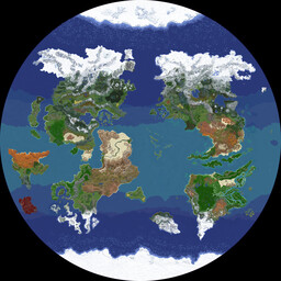 The World of Paralon [50K Circular] Minecraft Map & Project