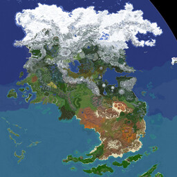 Paralon Continent #1 - Aldara [20K x 22K] Minecraft Map & Project