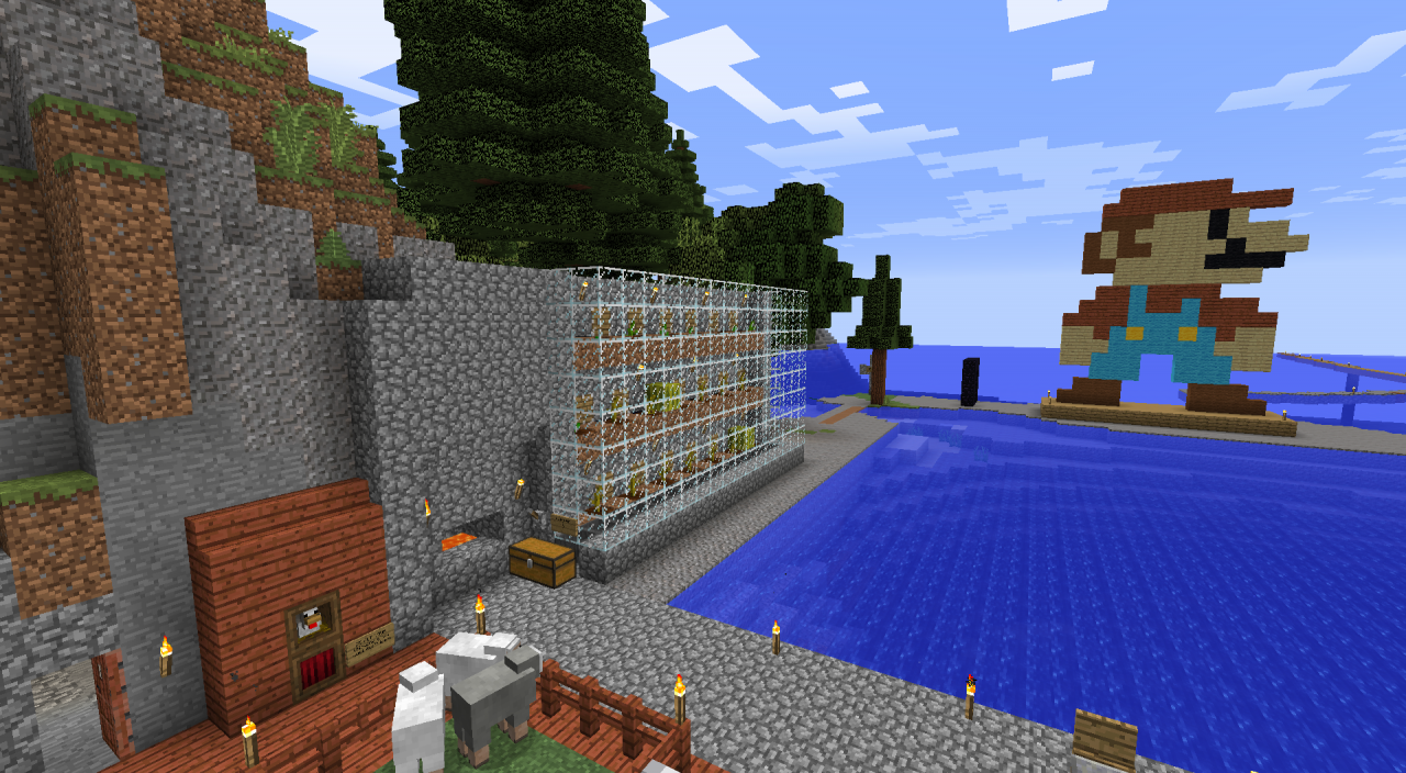 Automatic Watermelon Farm Minecraft Map