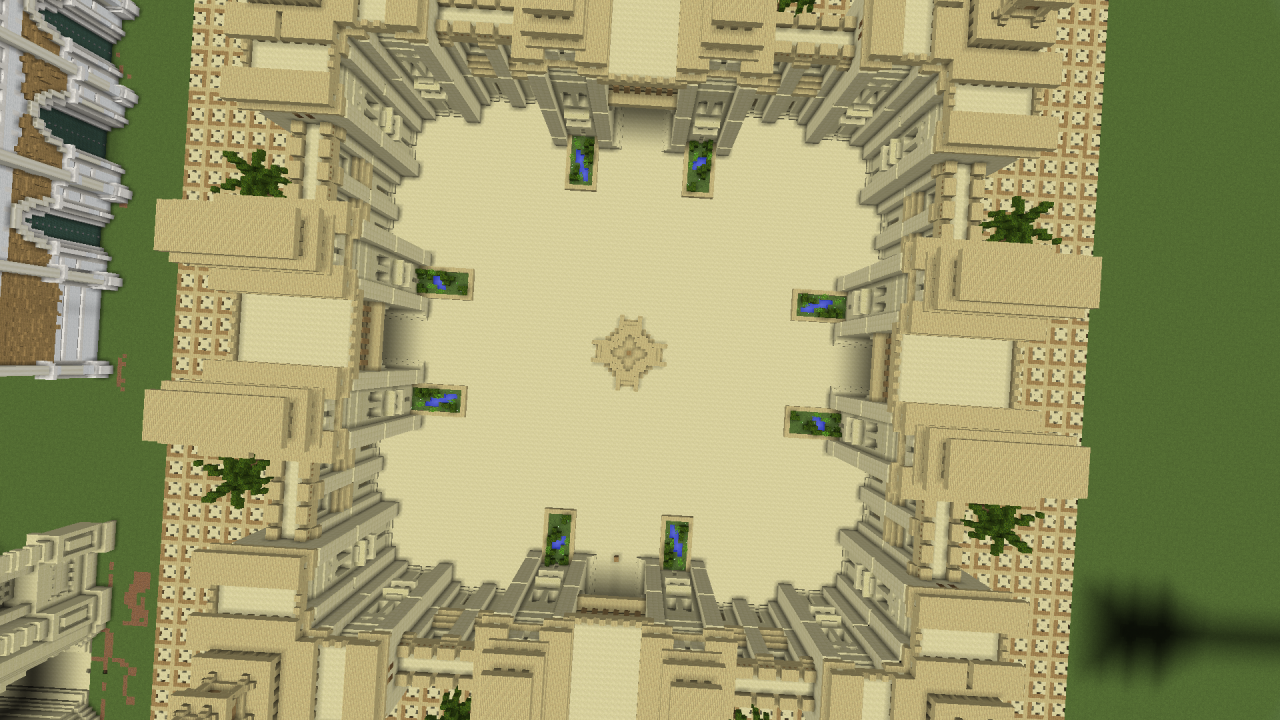 Minecraft Spawn. Sandstone Minecraft Map