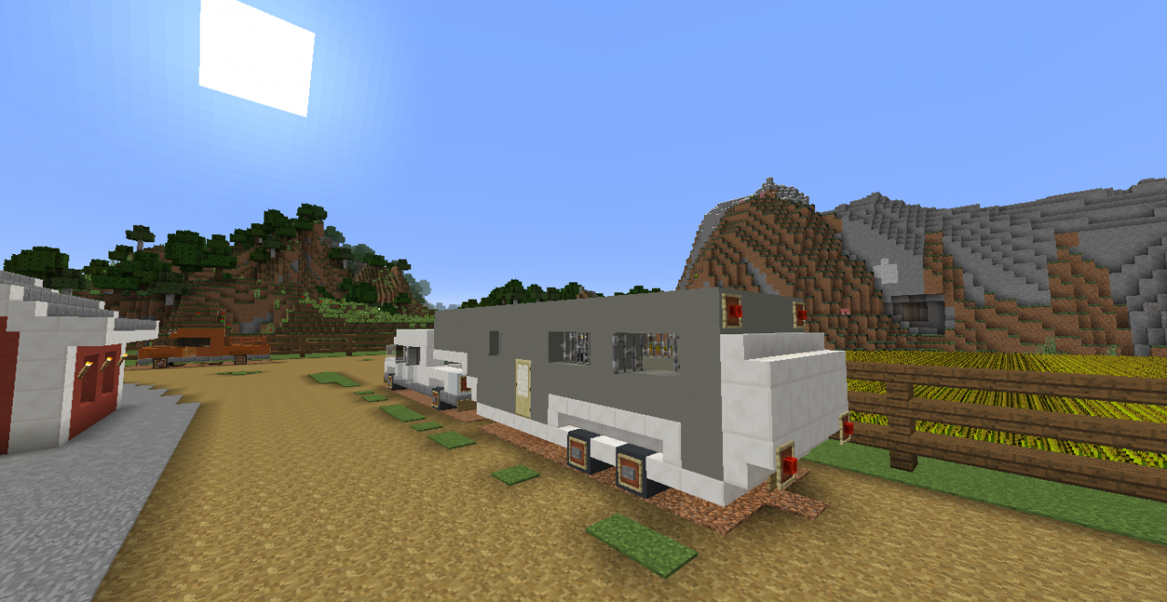 Horse Trailer Minecraft Map