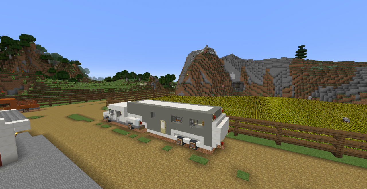 Horse Trailer Minecraft Map