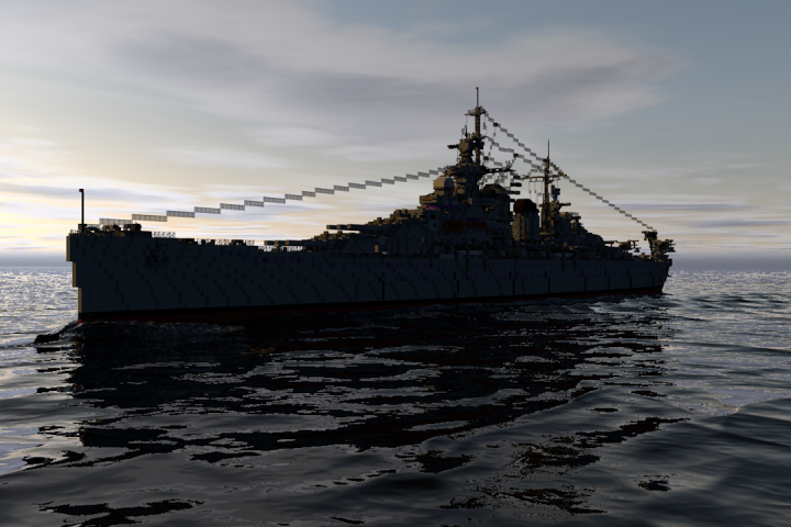 ARA Buenos Aires (BB1935) Fictional Battleship Minecraft Map