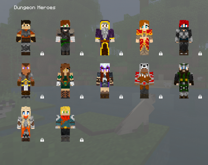 Minecraft Dungeons Skin Pack