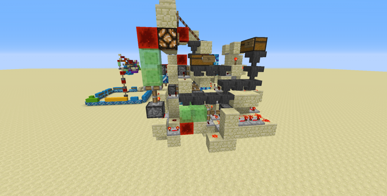 Infinite Minecart Storage Minecraft Map