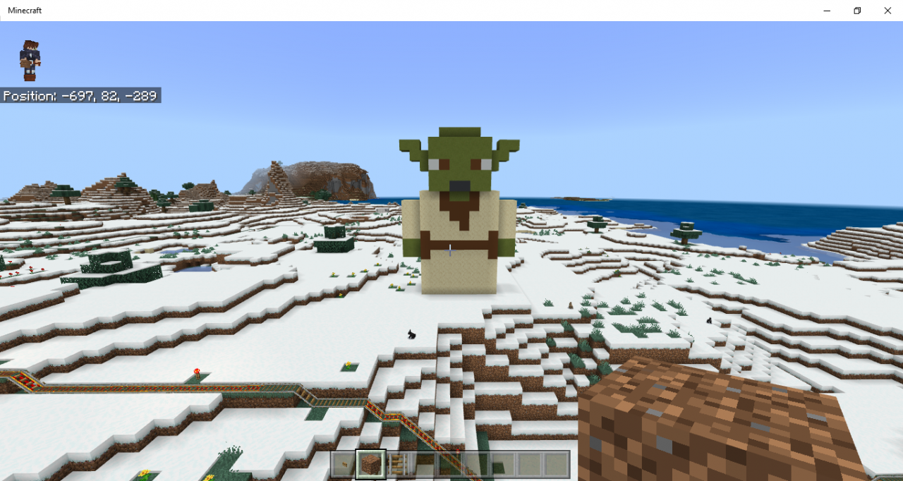 Yoda Statue Minecraft Project