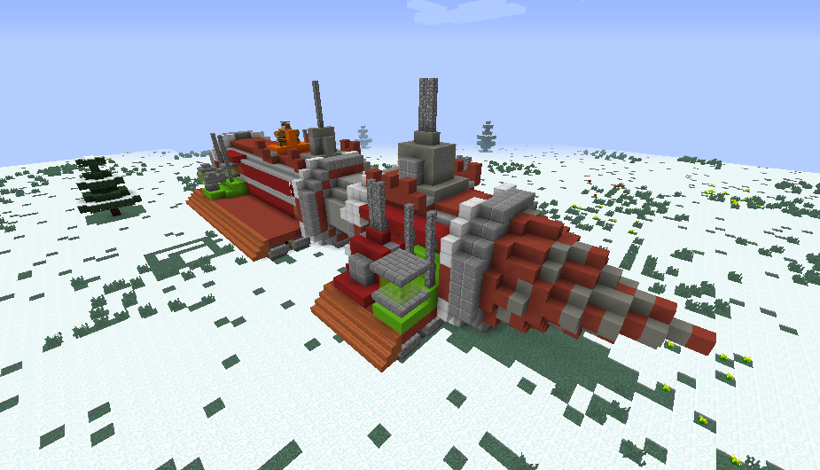 Volcanoids Drillship (Update!) Minecraft Map