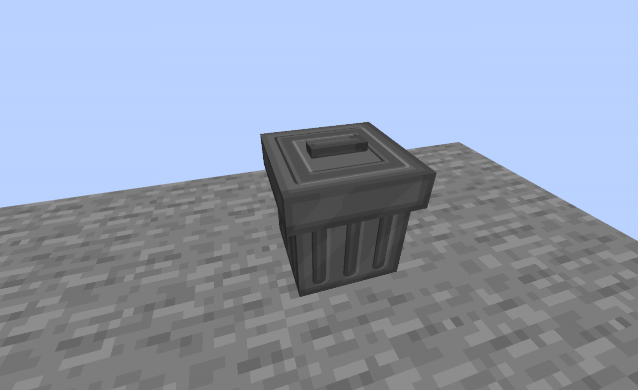 Trash Can Datapack (from Extra Utilities Mod) Minecraft Mod