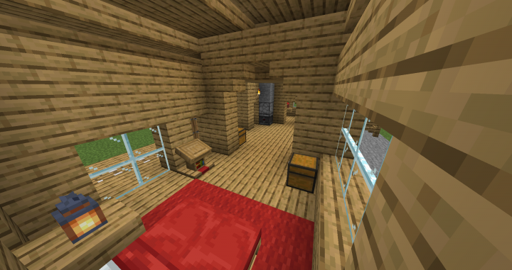 Oak Wood Cottage [.nbt] Minecraft Map