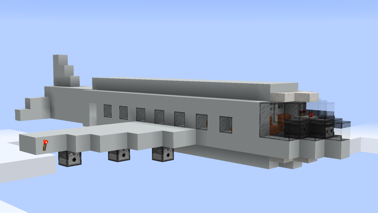 Passenger Jet Minecraft Map