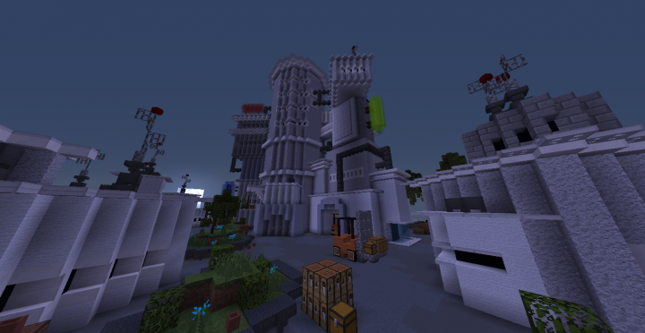 A FUTURISTIC RESEARCH CENTER Minecraft Map