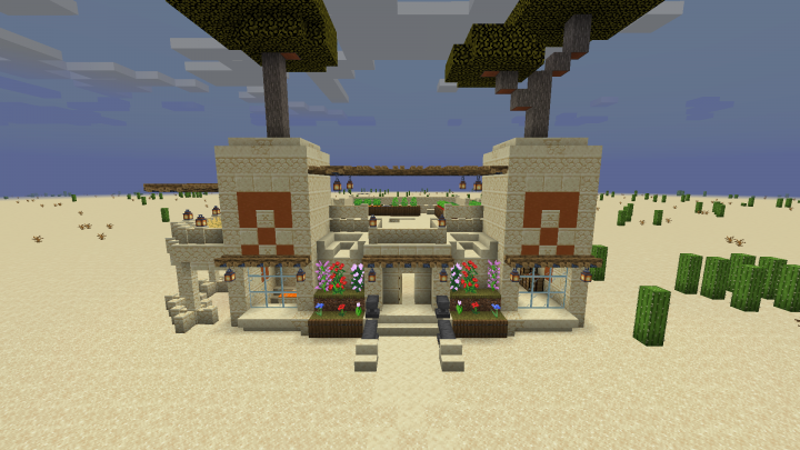 Desert House Inspiration By Grian Minecraft Map