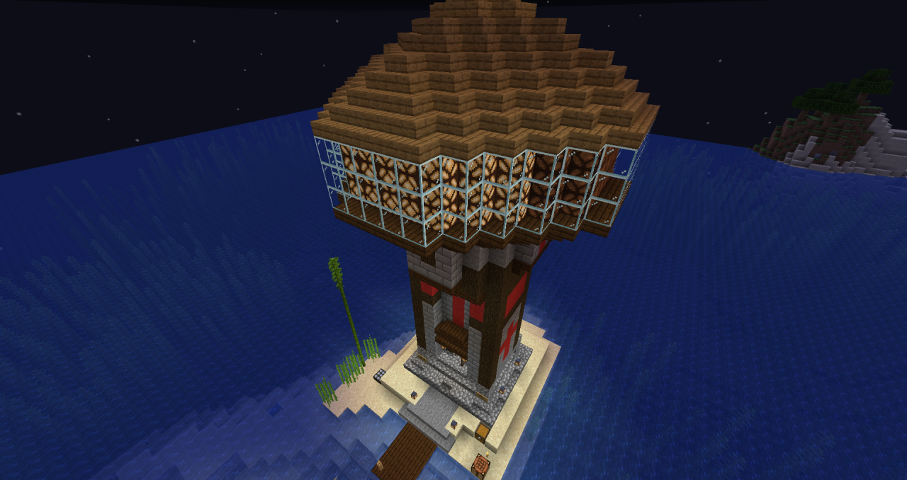 working lighthouse Minecraft Map