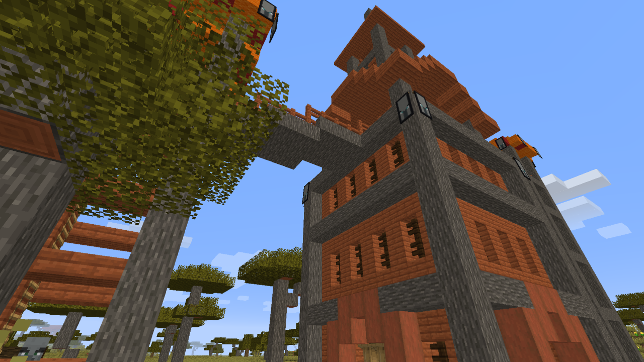 Map "Pillager MansionSavanna" Minecraft Map