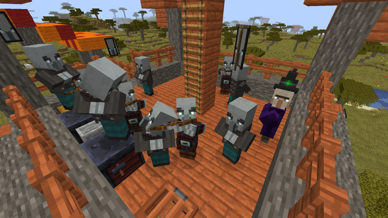 Map "Pillager MansionSavanna" Minecraft Map