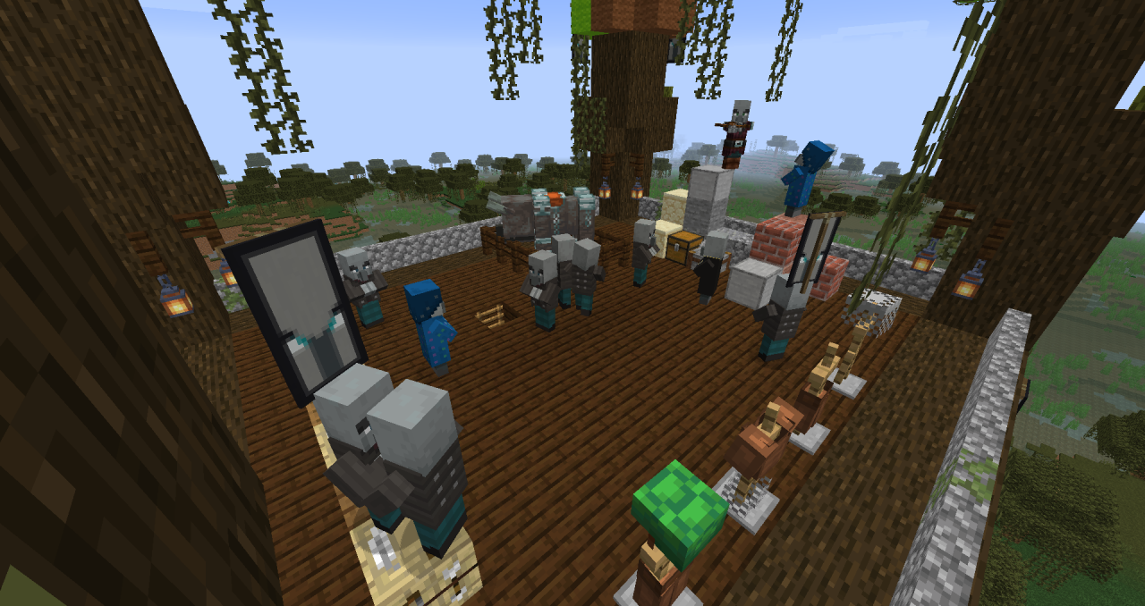 Map "Pillager MansionSwamp" Minecraft Map