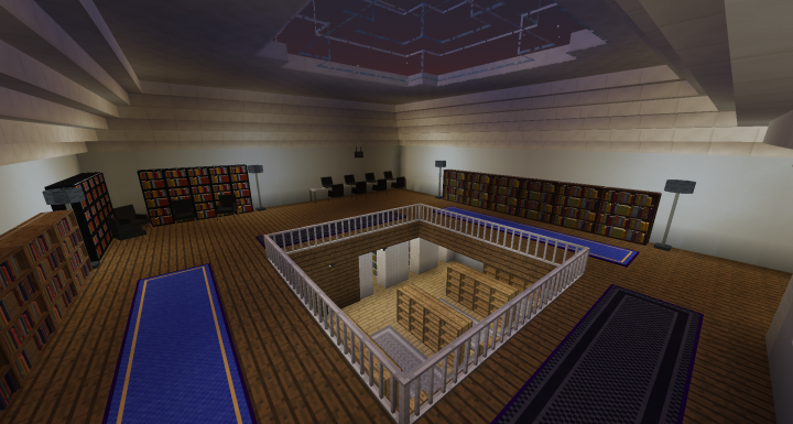 Library Minecraft Map