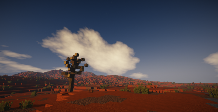 Wide open desolate terrain