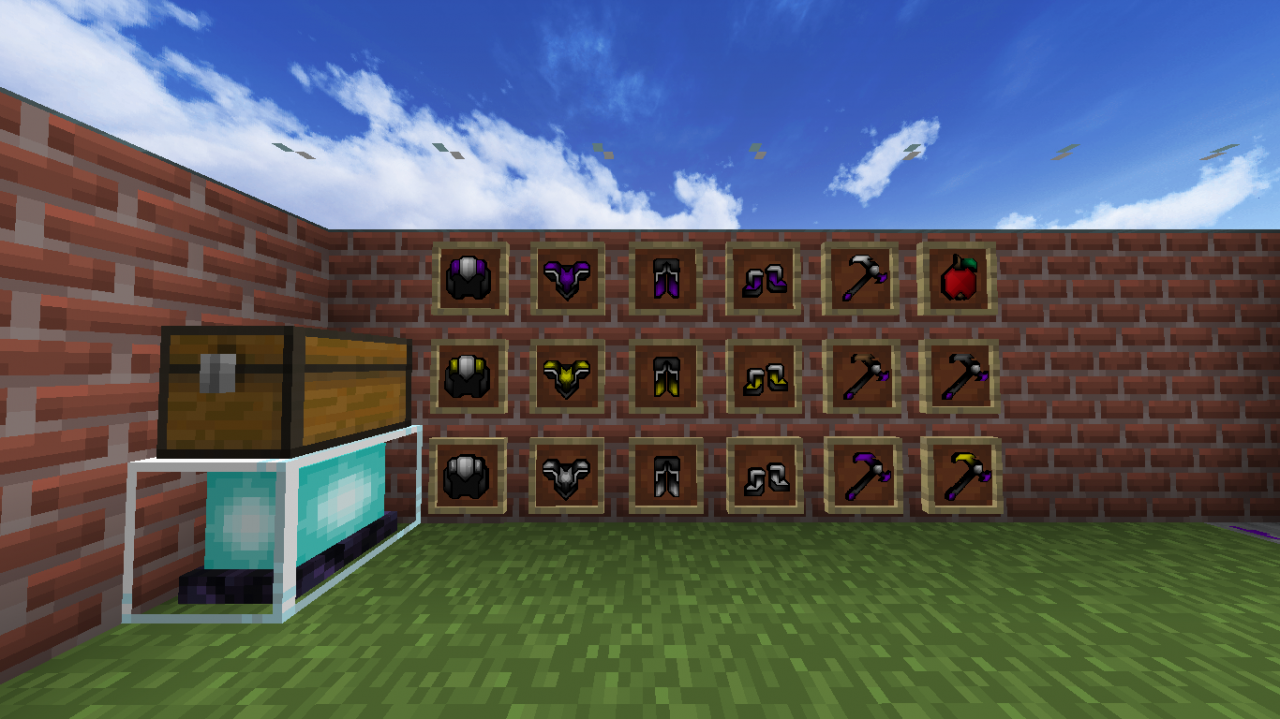PvP Resource pack "PurPle QD 128x" for 1.12 Minecraft Texture Pack