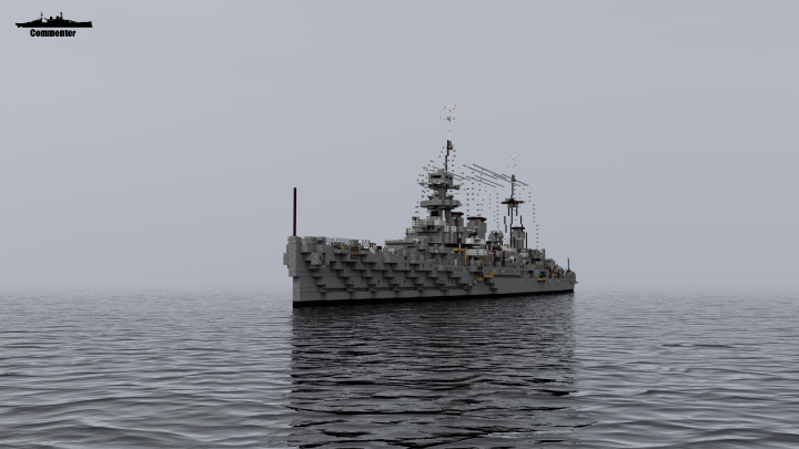 HMS Emerald 11 Scale Minecraft Map