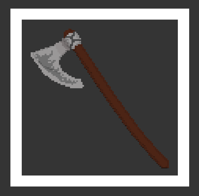 Custom 3D BattleAxe Model Minecraft Texture Pack