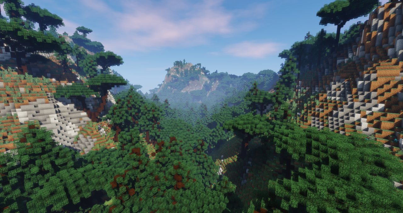 Natcen - A mountainous terrain Minecraft Map