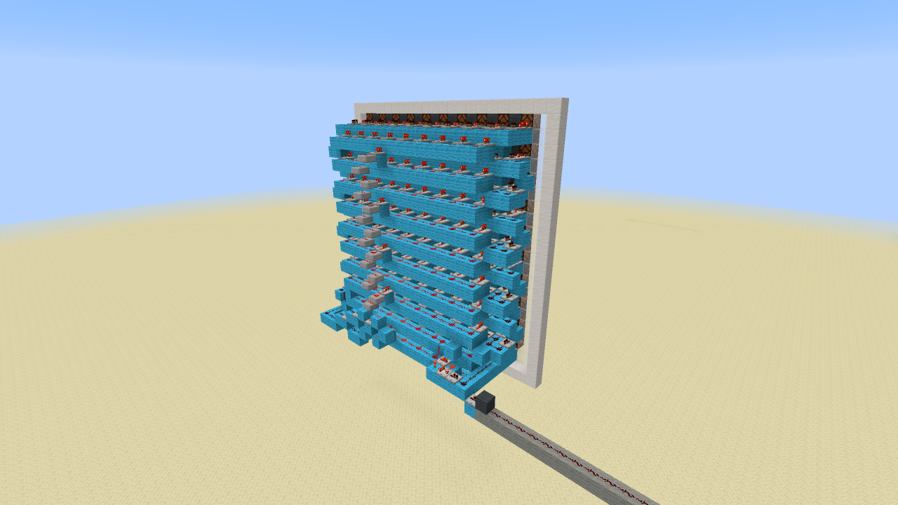 One Wire Display Minecraft Map