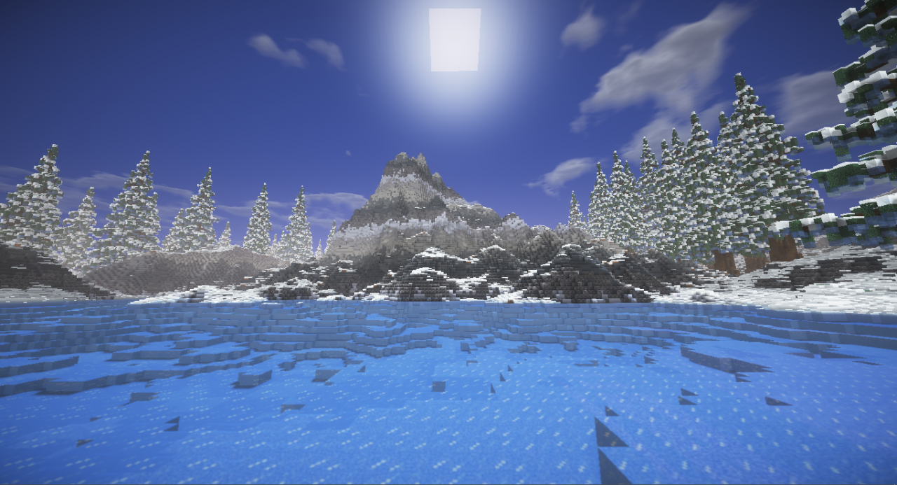 Frozen Biome 640x640 Minecraft Map
