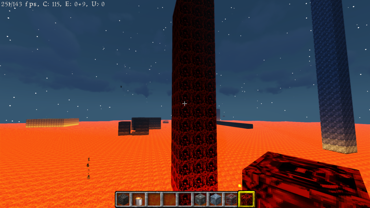 the floor is lava, skyblock style survival for beginners Minecraft Map