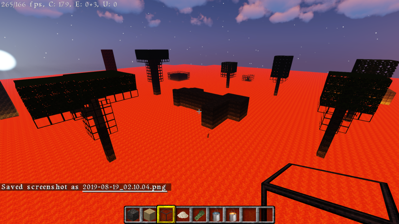 the floor is lava, skyblock style survival for beginners Minecraft Map