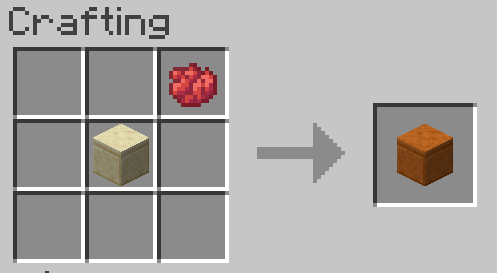 Red Sand and Sandstone Crafting Minecraft Data Pack