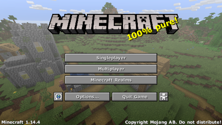 SmoothFont(Verdana Bold) Minecraft Texture Pack