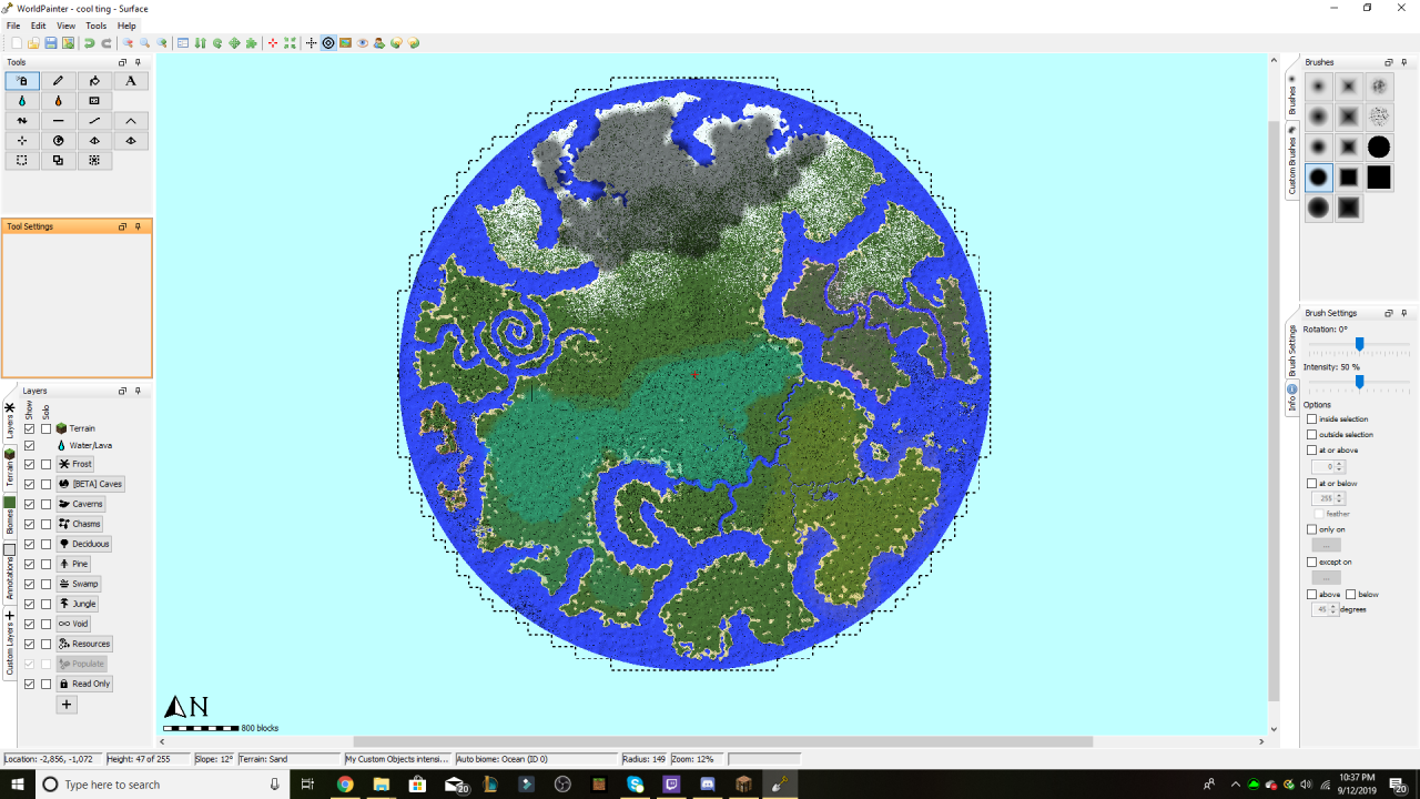 Awesome World Painter Map Minecraft Map